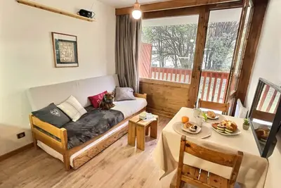 Image de Studio cosy pour 2 personnes à Val-d'Isère, proche centre et pistes, animaux admis