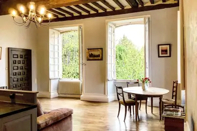 Appartement accueillant avec une vue imprenable sur la ville médiévale de Sarlat