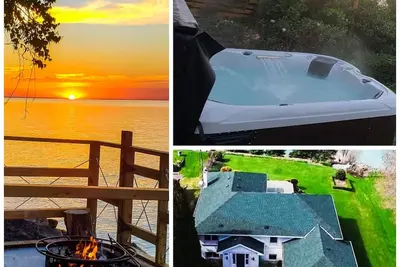 Image de Superbe maison au bord de l'eau et à la campagne viticole à louer