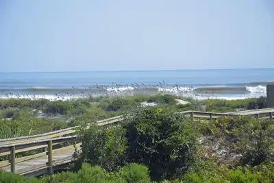 Image de Barefoot Trace Saint- Augustine Beach, Butler Beach, face à l'océan Crescent Beach