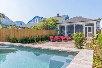 Image de Nouveau luxe, historique et authentique Marigny & French Quarter; Piscine d'eau salée et spa