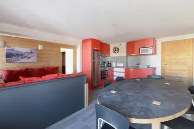 Image de Appartement rénové 8 pers. , accès pistes, espace bien-être, animaux admis