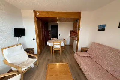 Image de Studio Cabine avec Balcon au Pied des Pistes - 4 Pers, Hauteluce
