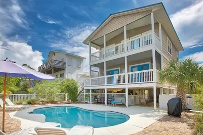 Image de Sand Dollar - Grayton, piscine privée, près de la plage, à pied au bar rouge!