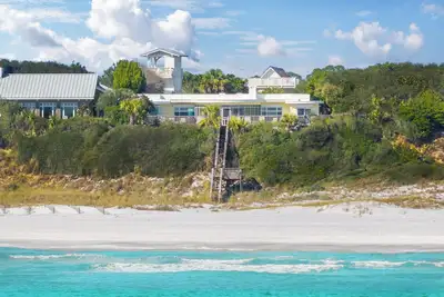 Image de Cliffview- Gulf Front, 30a, Blue Mountain Beach, promenade privée, grand porche!