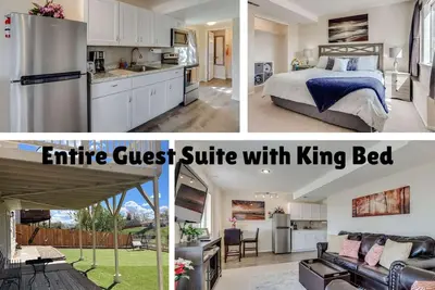 Image de Rocky Mountain Suite avec une vue imprenable sur le patio.