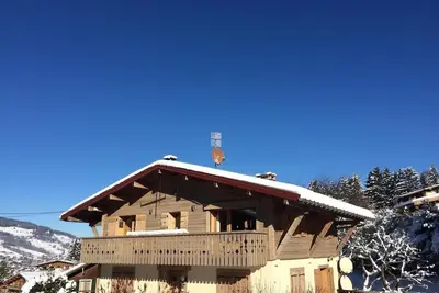 Image de Chalet Exclusif & Chic, Unique Et Tranquille À Megeve. 90m des pistes! Vue à 360 °