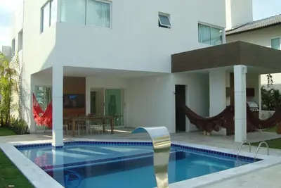 Image de Maison de plage moderne dans cond. - Muro Alto - Porto de Galinhas (4 suites)