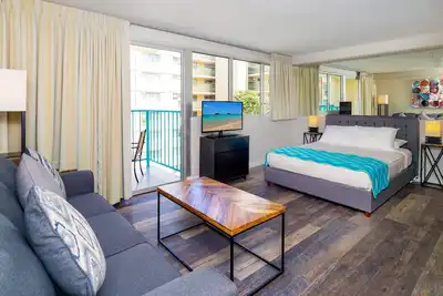 Image de Studio au coeur de Waikiki dans le Aloha Surf | 6ème étage | WiFi incl.