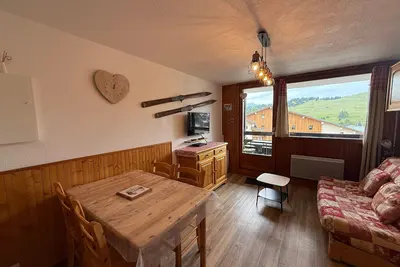 Image de Appartement 2 pièces avec parking aux Saisies, 4 pers, balcon, équipements complets