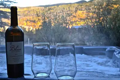 Image de Spa privé, proche des pistes de ski, à pied des remontées mécaniques, Snake River Front, vues géantes