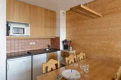 Image de Appartement confortable skis aux pieds, balcon, animaux admis, Belle Plagne