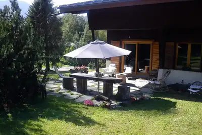Image de Vallée de Chamonix, Chalet Lausenaz, charme, confort, vue, grand jardin