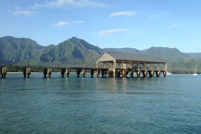 Image de Moins de 200 étapes à Hanalei Bay et à distance de marche de la ville de Hanalei!