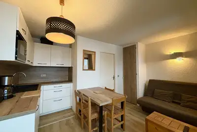 Image de Studio 4 pers, pied des pistes, Les Ménuires - Balcon sud, proche commerces et école de ski