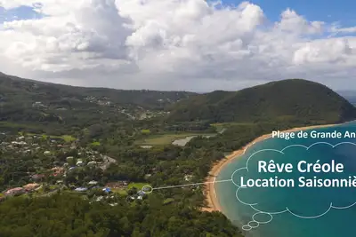 Image de Gîte + spa les pieds dans l'eau situé à 100m de la plage de Grande Anse Deshaies