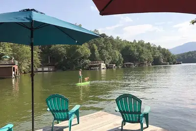 Image de Convient aux familles et aux chiens! Front du lac