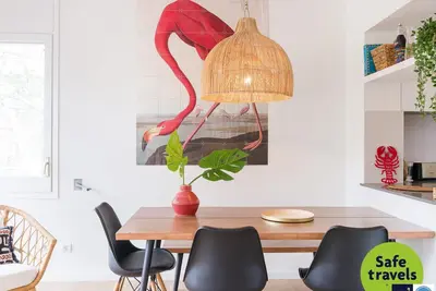 Image de La Vie en Rouge Sa Riera Duplex, Private Parking