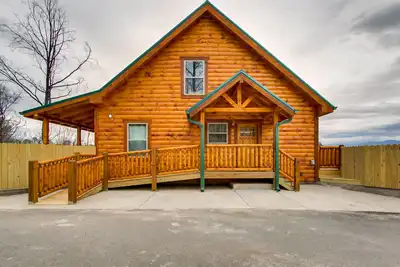 Cabine 3 chambres avec belle vue, bain à remous, Wifi et barbecue à gaz