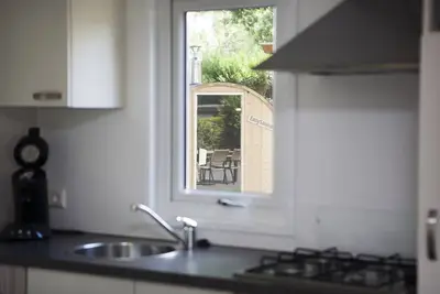 Image de Veluwe lodge for four people with private sauna
