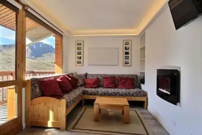 Image de Bel appartement calme, rénové, balcon, 3 chambres, WiFi, Plagne Villages