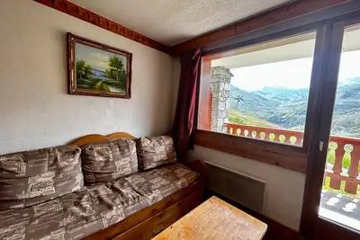 Image de Appartement cosy 2 pièces cabine, balcon sud-ouest, proche pistes à Les Menuires (Reberty 1850)