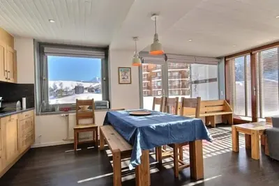 Image de Superbe appartement rénové pour 6 pers, au pied des pistes à Plagne Centre
