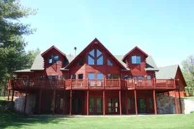 Image de Grand Meadows Lodge, vues imprenables, près de Whiteface et de Lake Placid, visite 3d \/ Vr