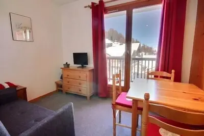 Image de Studio cosy 4 pers. au pied des pistes avec balcon