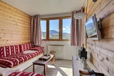 Image de Appartement cosy 6 pers, au pied des pistes, proche commerces, avec terrasse et lave-linge