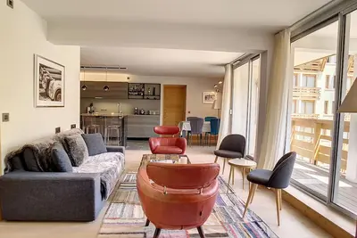 Image de A Rochebrune, 50 m des pistes, appartement mêlant esthétisme et fonctionnalité