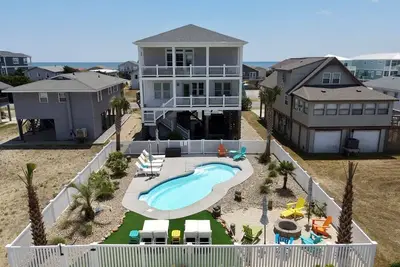 Image de Marque Nouvelle Home-5 Br / 3. 5 Ba avec piscine-courte promenade de la plage-12 personnes