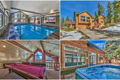 Image de Nouvelle liste! ! 5 Bed 5 Ba, piscine intérieure chauffée, bain à remous, douche à vapeur, table de billard