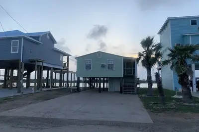 Image de La Case de l'Angler naturel dans Matagorda Tx sur le fleuve Colorado