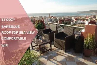 Image de Appartement 80 m² toit terasse vue panaromique sur l'ocean village berbère
