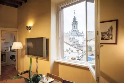 Image de Penthouse avec une vue fantastique sur les monuments de Rome! \nWi-Fi gratuit