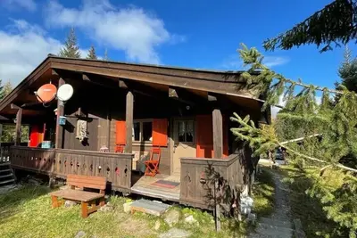 Image de Cabane en bois naturelle et rustique Ă Hochkrimml avec parking \/ jardin \/ WiFi
