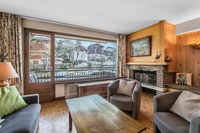 Image de Appartement 62m² 4 pers. à Megève - Centre, Balcon Sud\/Est, Parking, 2 étoiles