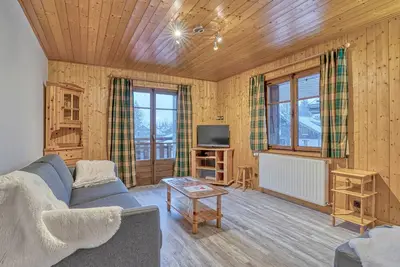 Image de Appartement Confort 2 Pièces avec Balcons, à 300m du Centre de Megève et Télécabine