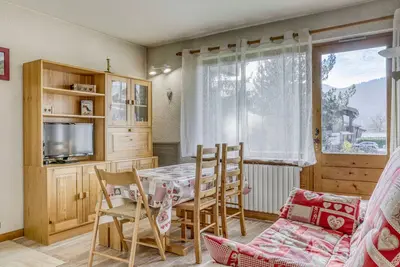 Image de Appartement 2 pièces avec terrasse au Jaillet, Megève, près des pistes et du centre – Animaux admis