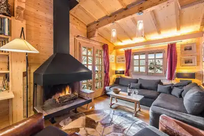Image de Chalet alpin 4 chambres à Megève, près des pistes, exposé plein soleil, pour 10 personnes