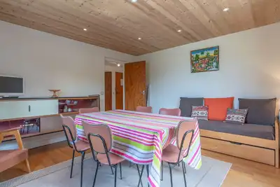 Image de Appartement cosy 4 pers, 1 ch, proche télécabines et centre, balcon exposé sud, parking, wifi
