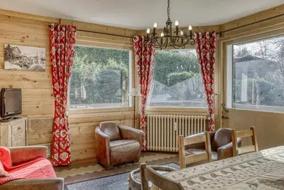 Image de Appartement confortable à Megève, 2 chambres, balcon, parking, animaux acceptés, à 8 min du téléphérique
