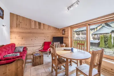 Image de Charmant T3 au centre de Megève, balcon, proche pistes, garage, 4 pers, classement 3 étoiles