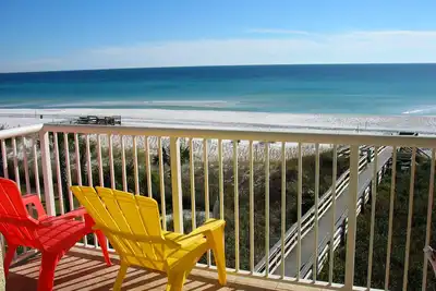 Image de Direct Gulf Front-Droit sur la plage-Coin coloré Unité-Free Beach Service-Views!
