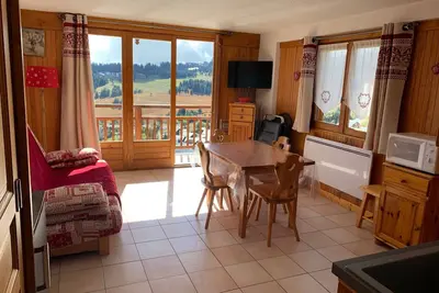 Image de Appartement 2 pièces avec balcon, ski, Tv, lave-vaisselle - Les Saisies