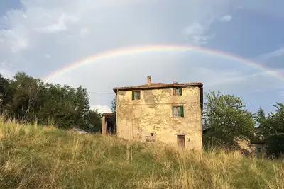 Image de Maison de campagne italienne avec salle séparée pour répétition\/ mariage\/ fête