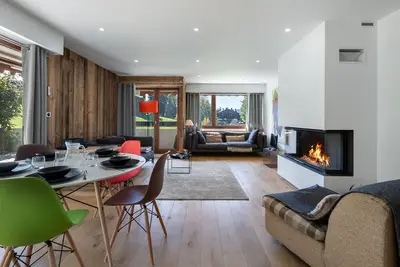 Image de Location Appartement Duplex 2 Chambres - Proche Pistes et Golf à Megève - Terrasse et Parking