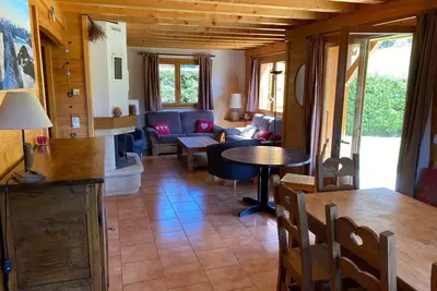 Image de Chalet individuel avec cheminée et garage, 10 pers, La Clusaz