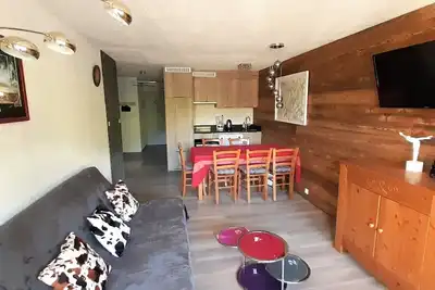 Image de Appartement cosy 8 pers. à La Clusaz, proche piscine et centre, idéal familles.
